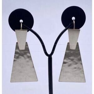 Kendra Scott Keerti Silver Plated Triangle Earrings